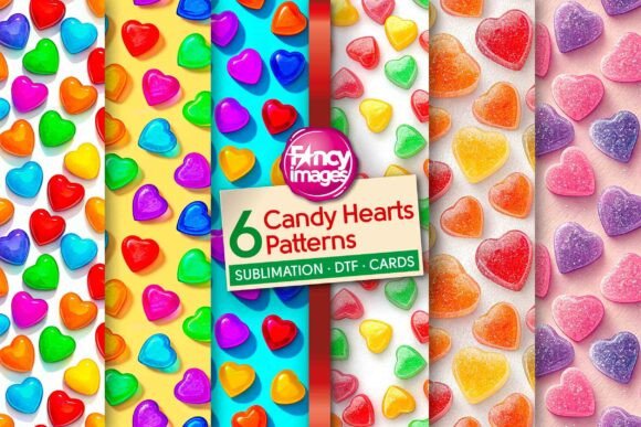 6 Heart Candies Seamless Patterns: A Strategic Tool for Creative Projects