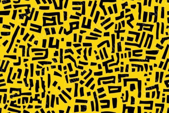 Abstract Patterns on a Bright Seamless: A Unique Design for Modern Creativity
