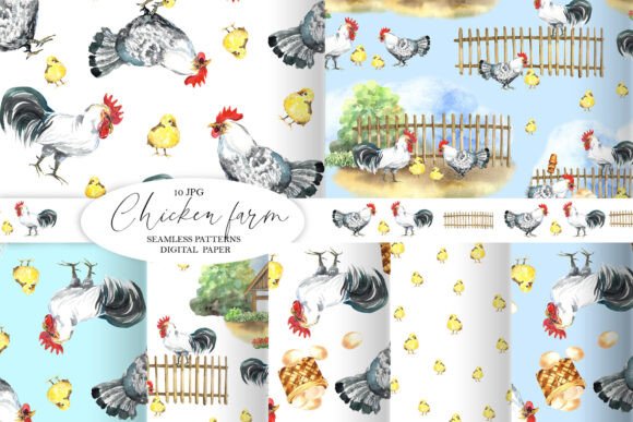 Chicken Farm Seamless Patterns: A Practical Guide for Designers and Artists