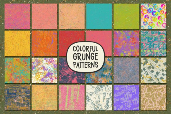 Colorful Seamless Tiling Patterns