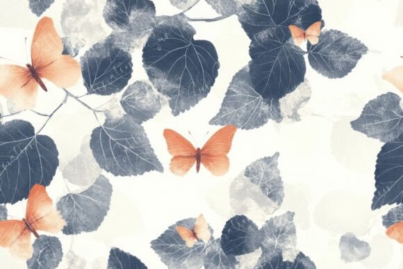Delicate Butterfly Patterns Seamless