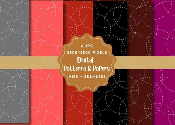 Evaluating Dotted Circles Digital Paper Patterns for Creative Projects
