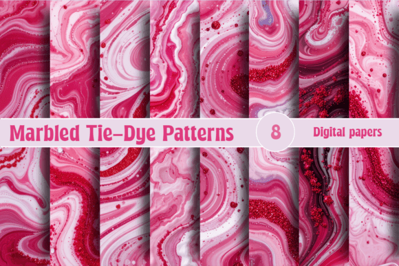 Marbled Tie-dye Digital Paper Patterns: A Comprehensive Evaluation